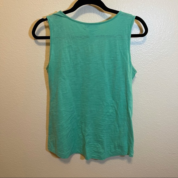 Lizwear Mint Green & White Crochet Tank Top Small - Picture 5 of 9